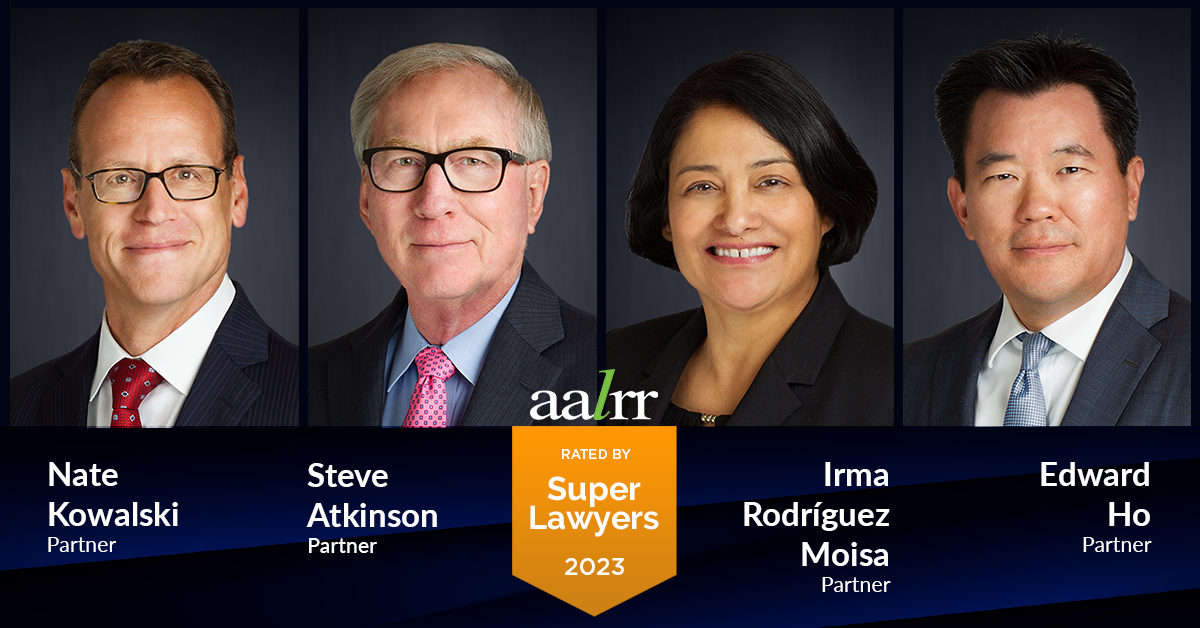 Four AALRR Attorneys Named 2023 Southern California Super Lawyers ...