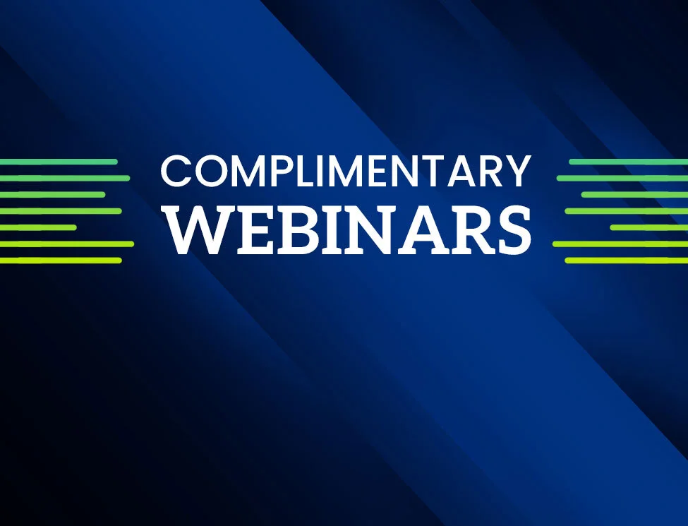 Image of Monthly Complimentary Webinars